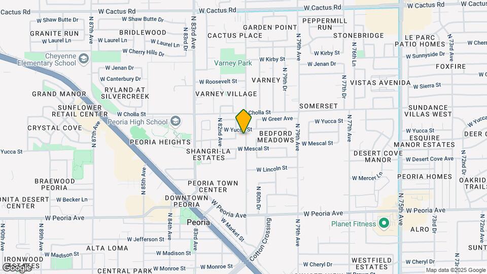 11230 N 81st Ave Map and Location Details