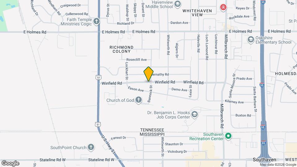 5423 Bannock St Map and Location Details