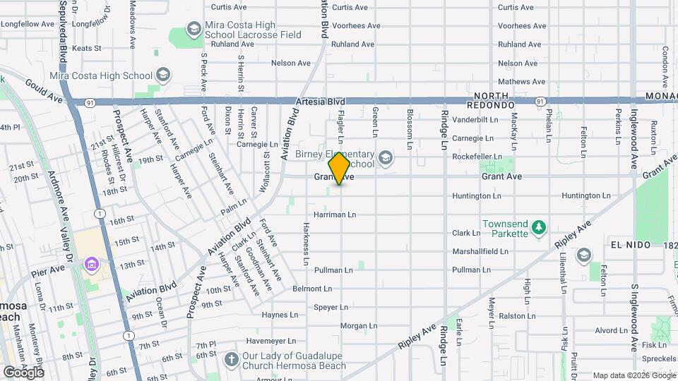 1823 Huntington Ln Mapa y Detalles de la Ubicación