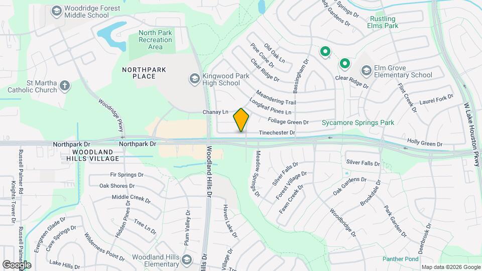2418 Tinechester Dr Map and Location Details
