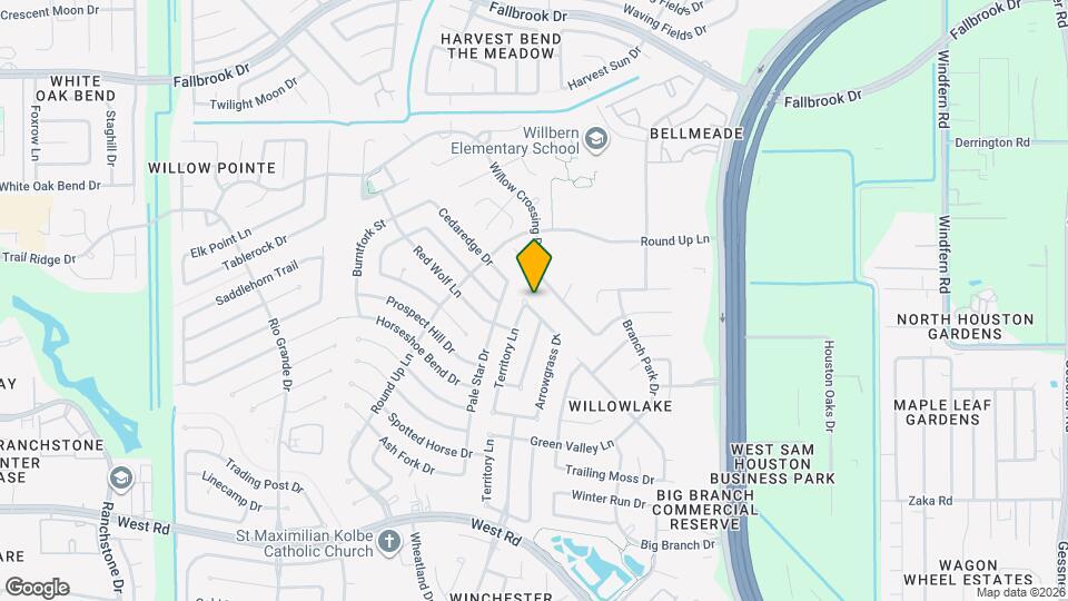 9914 Cedaredge Dr Map and Location Details