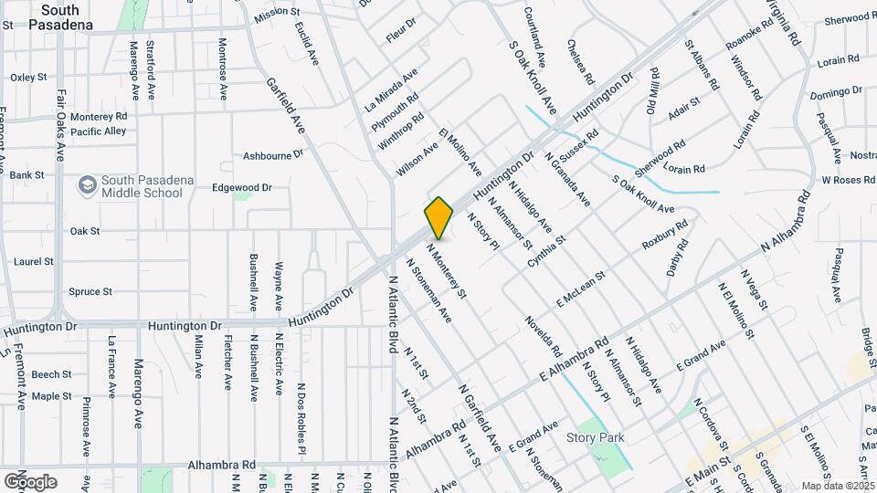 1204 N Monterey St Mapa y Detalles de la Ubicación