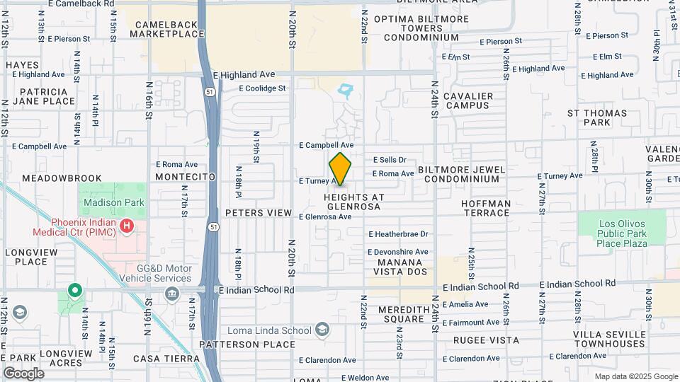 4343 N 21st St Map and Location Details