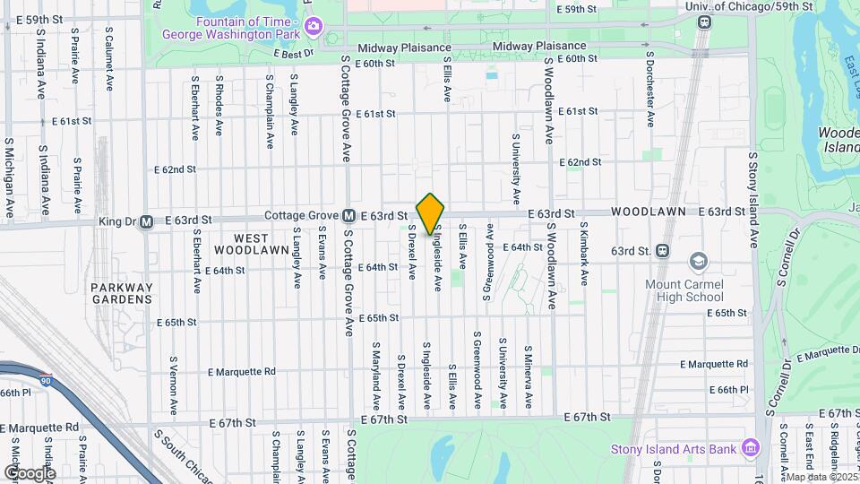 6330 S Ingleside Ave Map and Location Details