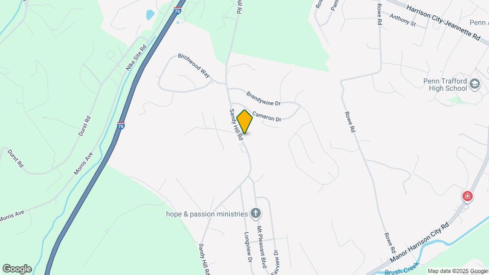 616 Sandy Hill Rd Map and Location Details