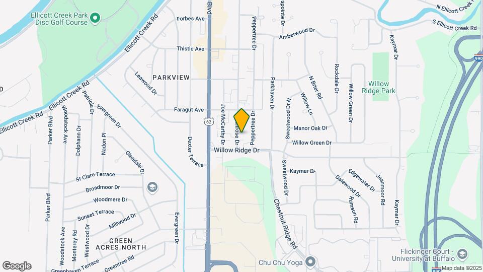 25 Denrose Dr Mapa y Detalles de la Ubicación