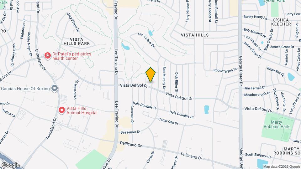 1601 Charles Owens Dr Map and Location Details