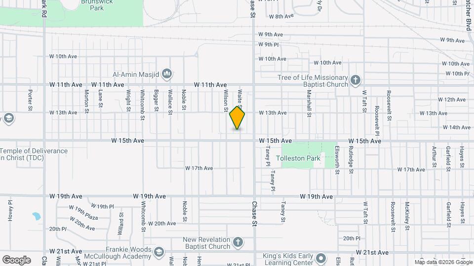 1368 Waite St Map and Location Details