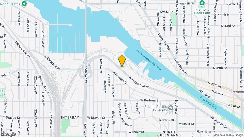 1006 W Nickerson St Map and Location Details