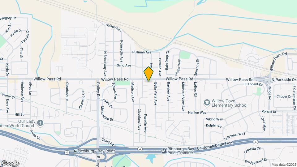 2315 Willow Pass Rd Map and Location Details