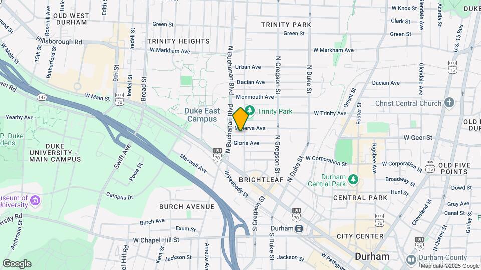 307 Watts St Map and Location Details