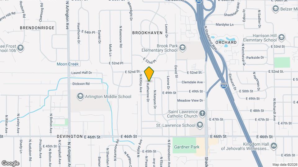 4939 Katherine Dr Mapa y Detalles de la Ubicación