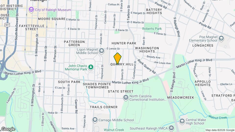 800 Tipton St Mapa y Detalles de la Ubicación