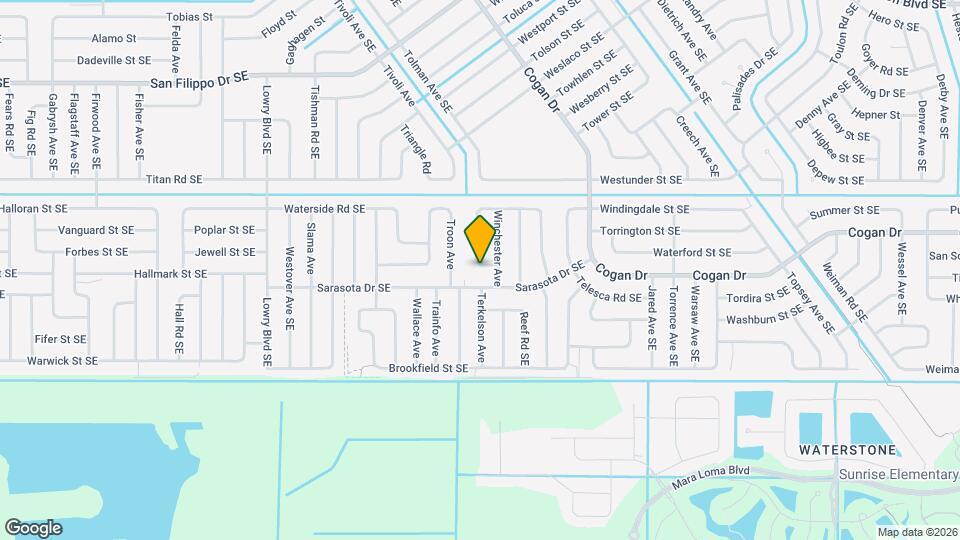 3009 Tropical Cir SE Map and Location Details