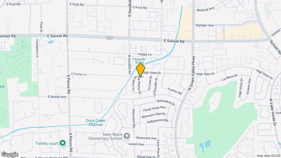 2422 La Pluma St Map and Location Details