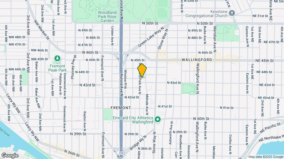 4300 Woodland Park Ave N Mapa y Detalles de la Ubicación