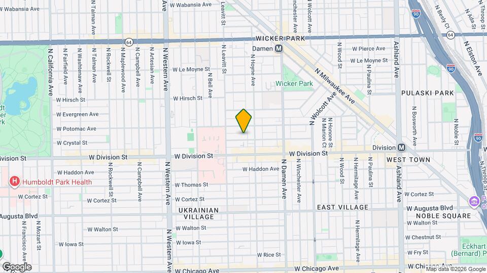 2122 W Crystal St Mapa y Detalles de la Ubicación