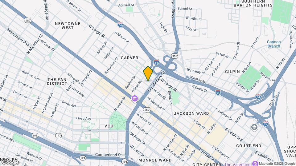 706 W Clay St Mapa y Detalles de la Ubicación