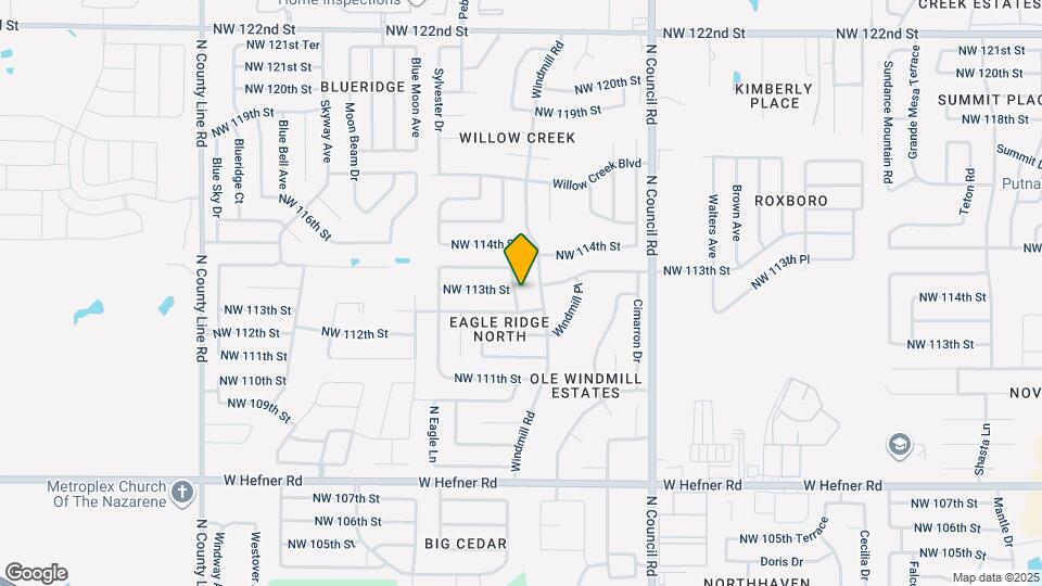 11332 N Markwell Ave Map and Location Details