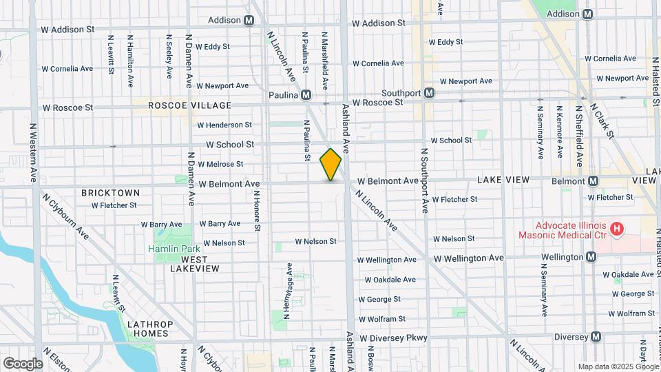 1625 W Belmont Ave, Unit 12 Map and Location Details