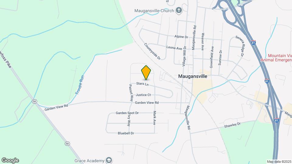 17824 Stars Ln Map and Location Details