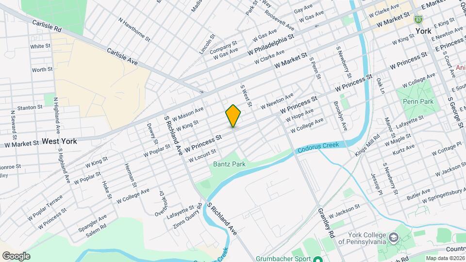 666 W Princess St Map and Location Details