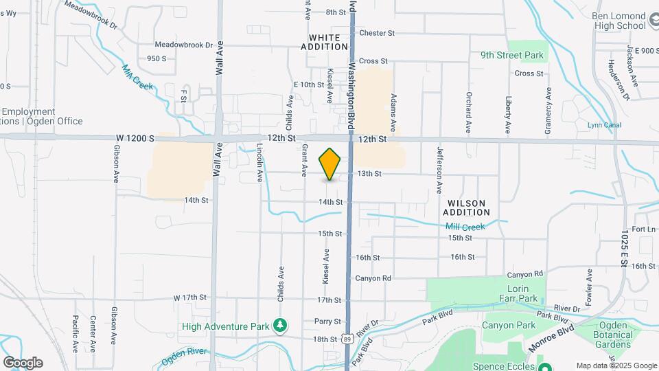 1322 Kiesel Ave Map and Location Details