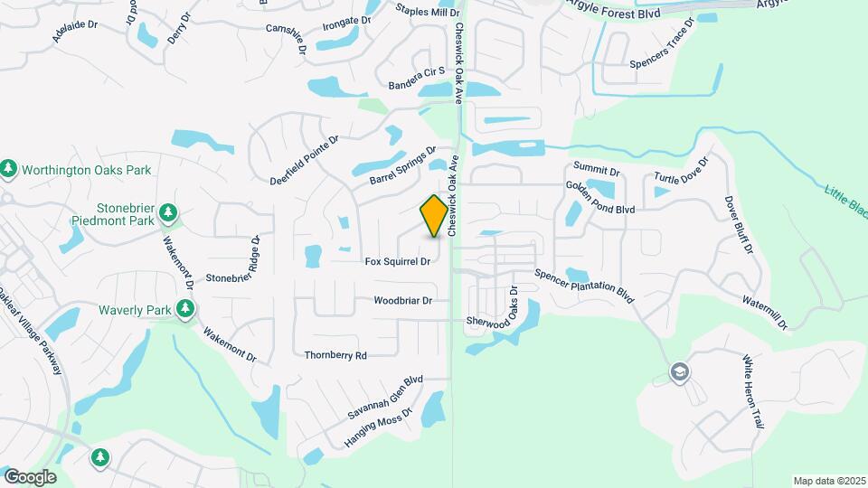 3154 Fox Squirrel Dr Map and Location Details