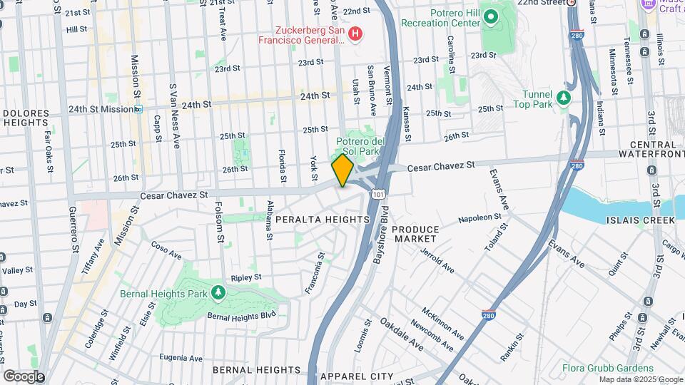1545 Hampshire St Mapa y Detalles de la Ubicación