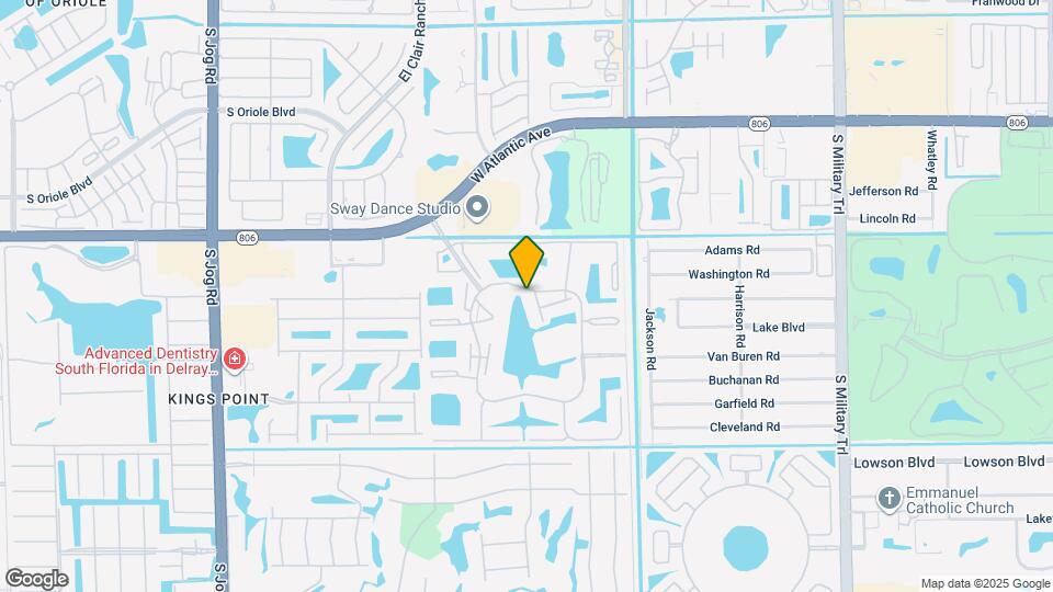 15449 Lakes of Delray Blvd, Unit 106 Map and Location Details