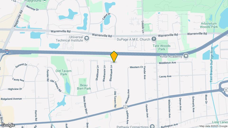 4425 Blackhawk Ln, Unit 101 Map and Location Details