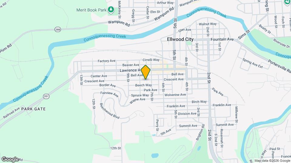 719 Crescent Ave Map and Location Details