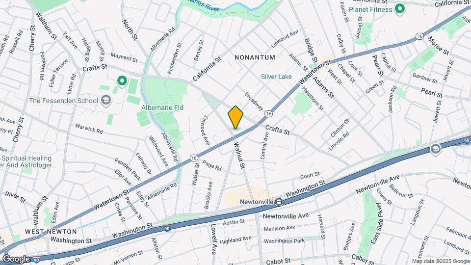 583 Watertown St Map and Location Details