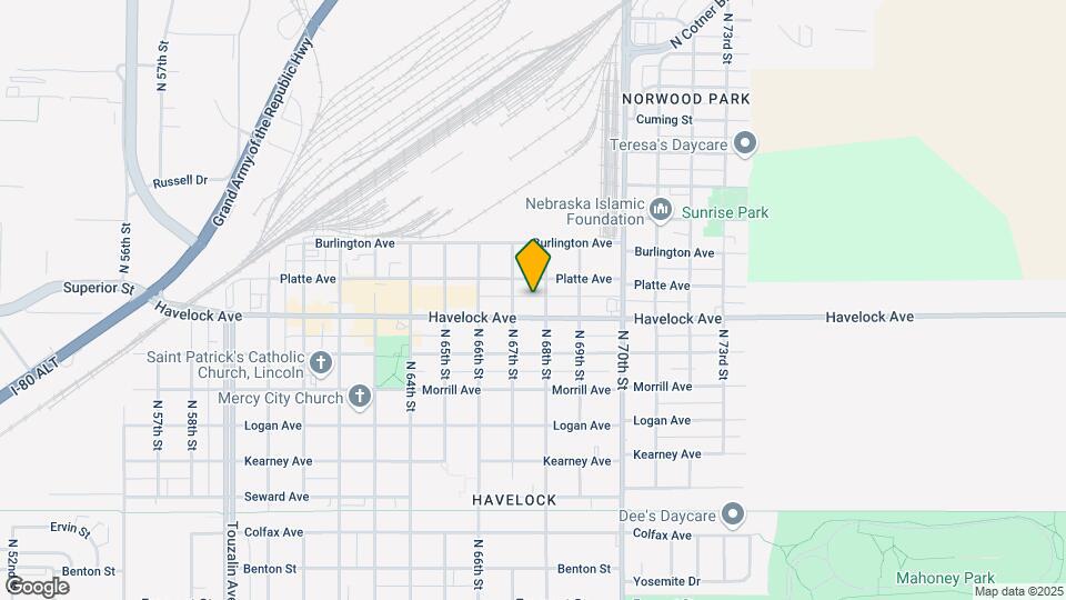6732 Havelock Ave Mapa y Detalles de la Ubicación