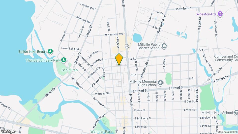 820 N High St, Unit B Mapa y Detalles de la Ubicación