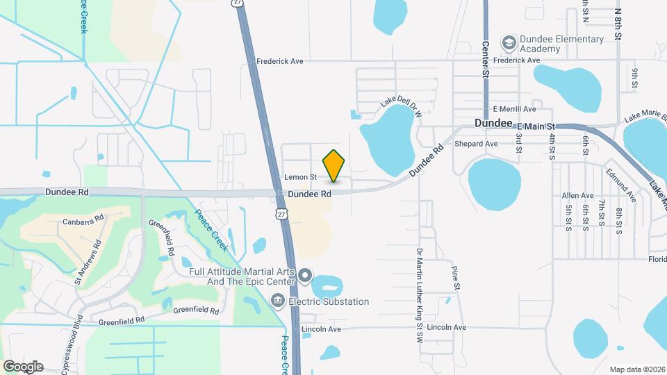 610 Dundee Rd Map and Location Details