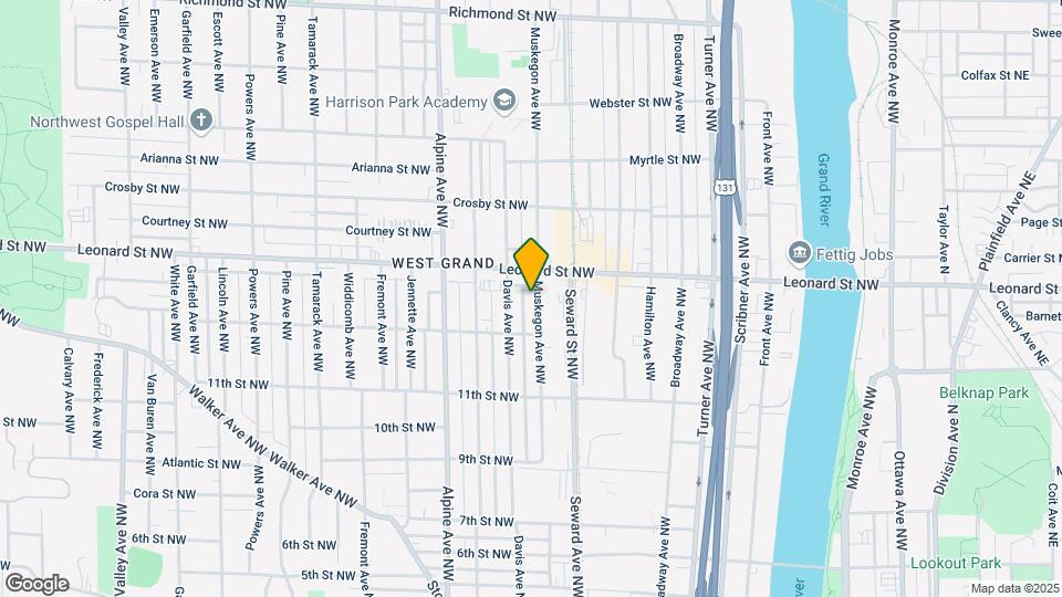 1133 Muskegon Ave NW Mapa y Detalles de la Ubicación