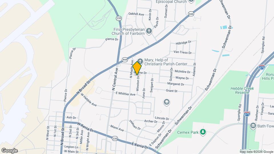 809 Winston Dr Mapa y Detalles de la Ubicación