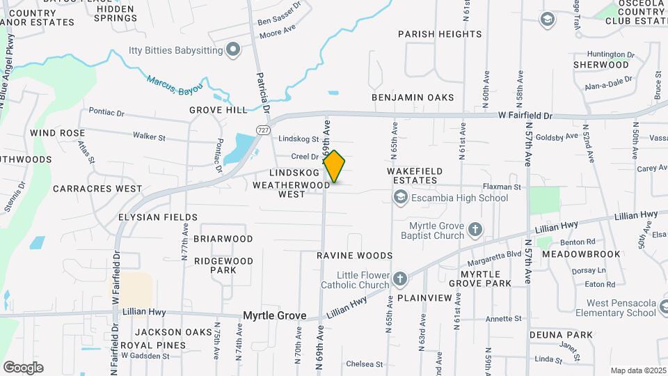 6873 Foxchase Cir Map and Location Details