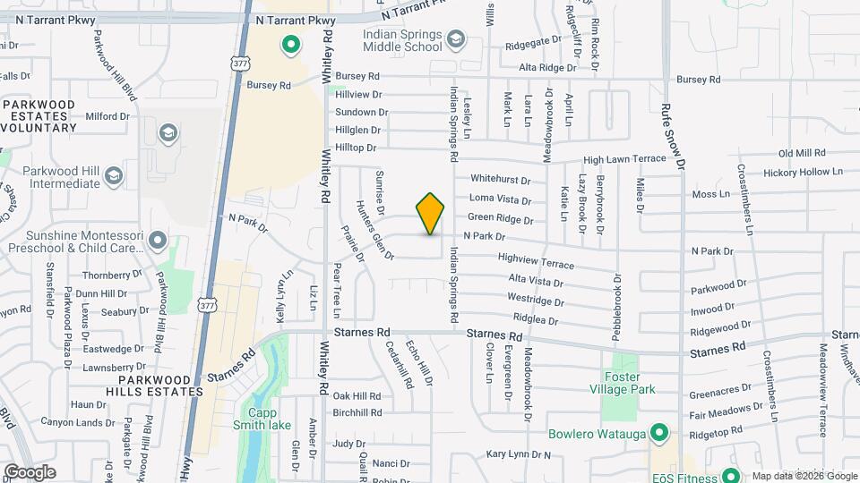 6344 N Park Dr Mapa y Detalles de la Ubicación