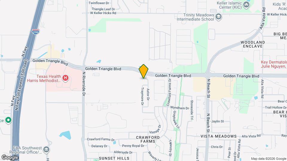 10849 Astor Dr Map and Location Details