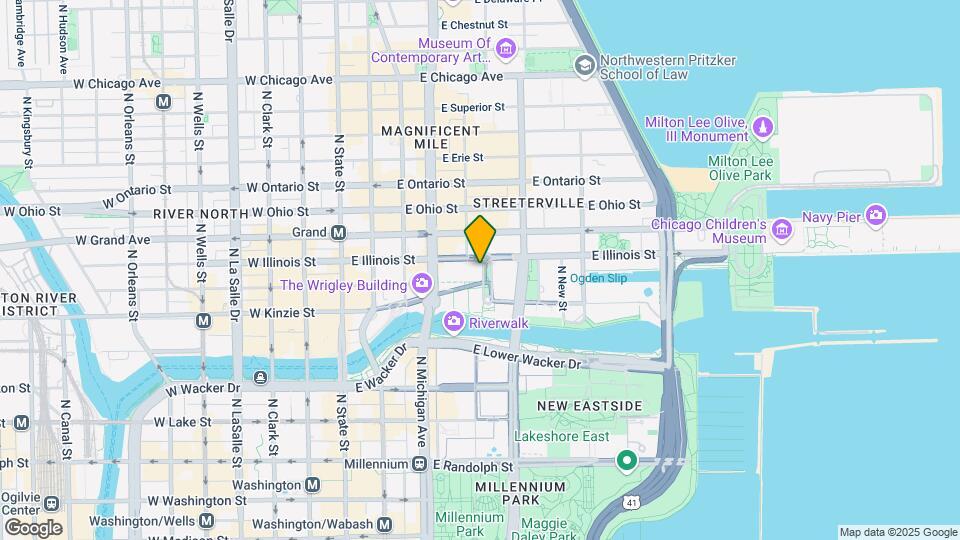 450 N St Clair St Map and Location Details