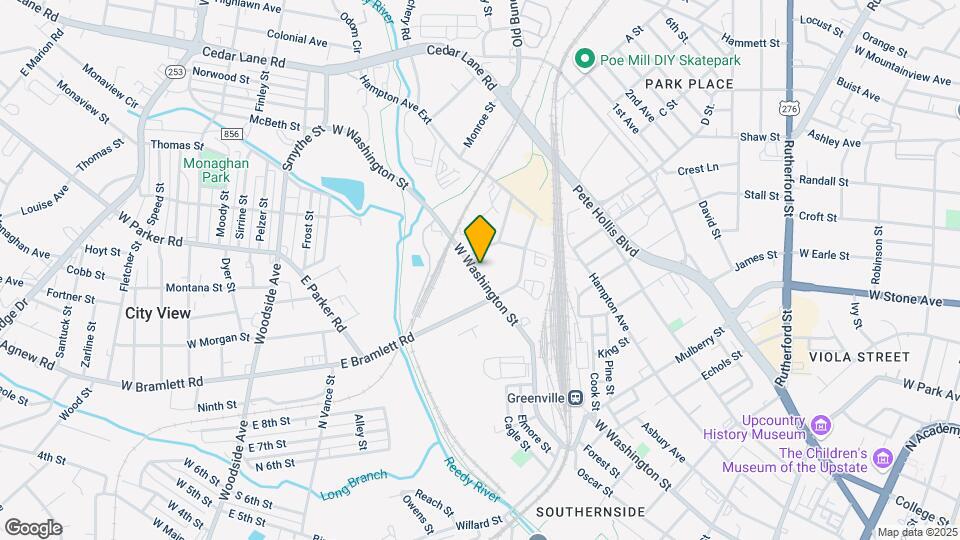 1706 W Washington St Map and Location Details