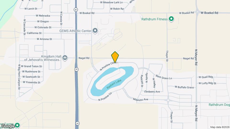 15241 N Pristine Cir Map and Location Details