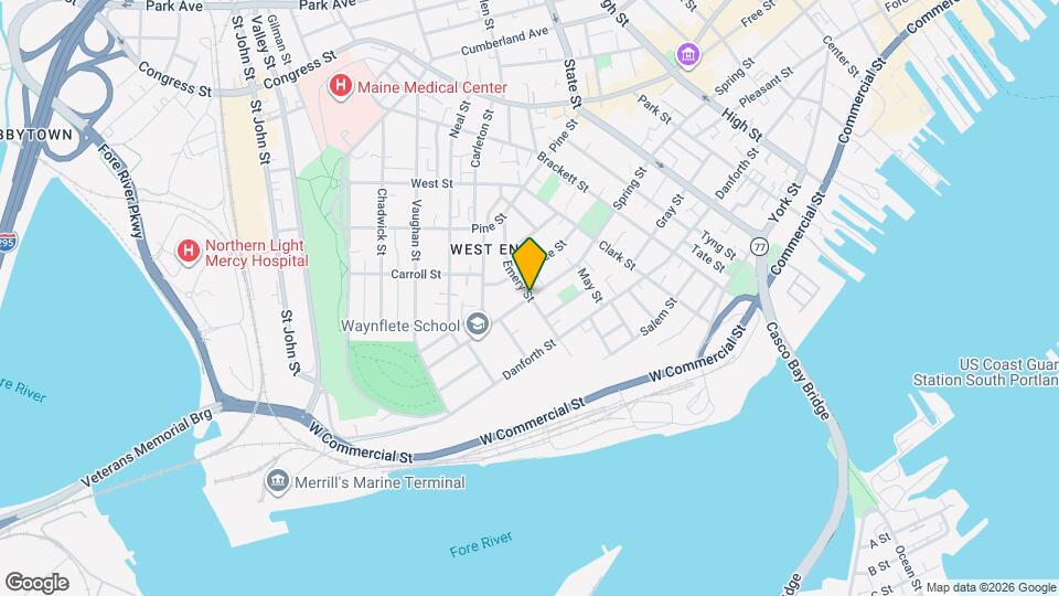 2004 Spring St Map and Location Details