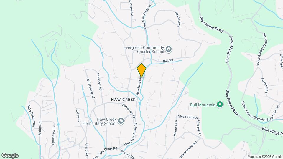 689 New Haw Creek Rd Map and Location Details