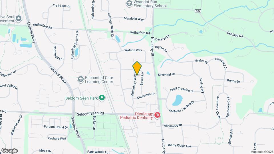 784 Middlebury Way Map and Location Details