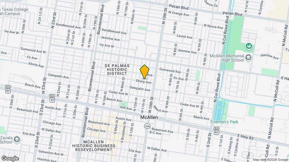 503 N 11th St Map and Location Details