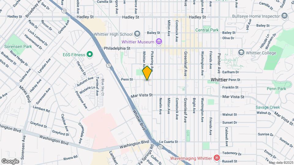 7312-7314 Whittier Ave Map and Location Details