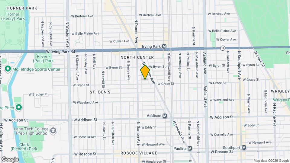 1934 W Grace St Map and Location Details